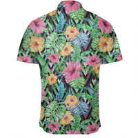Hawaiian Shirt - Tropical Hibiscus Banana Leafs Shirt - Polynesian Pride