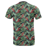 Hawaii Tropical Monstera Leaf Green Mix T Shirt - Polynesian Pride