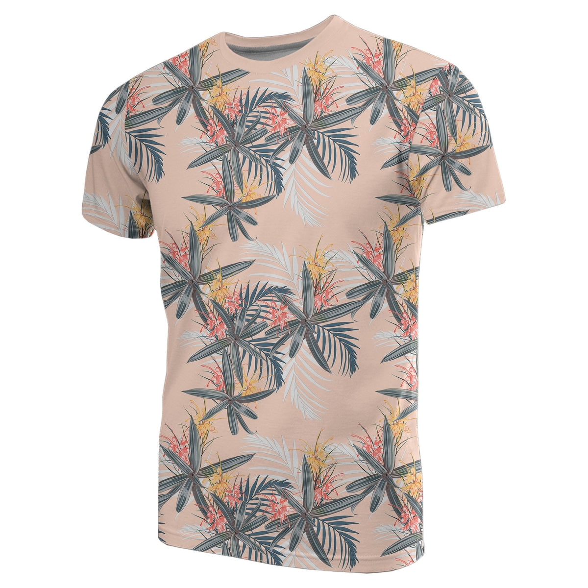 Hawaii Tropical Pattern Pink T Shirt - Polynesian Pride