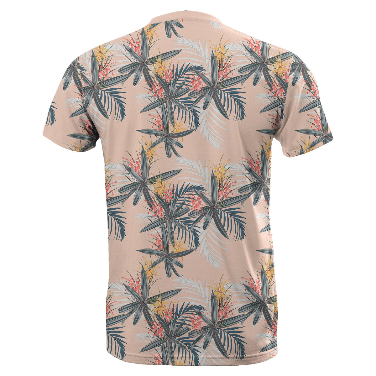 Hawaii Tropical Pattern Pink T Shirt - Polynesian Pride
