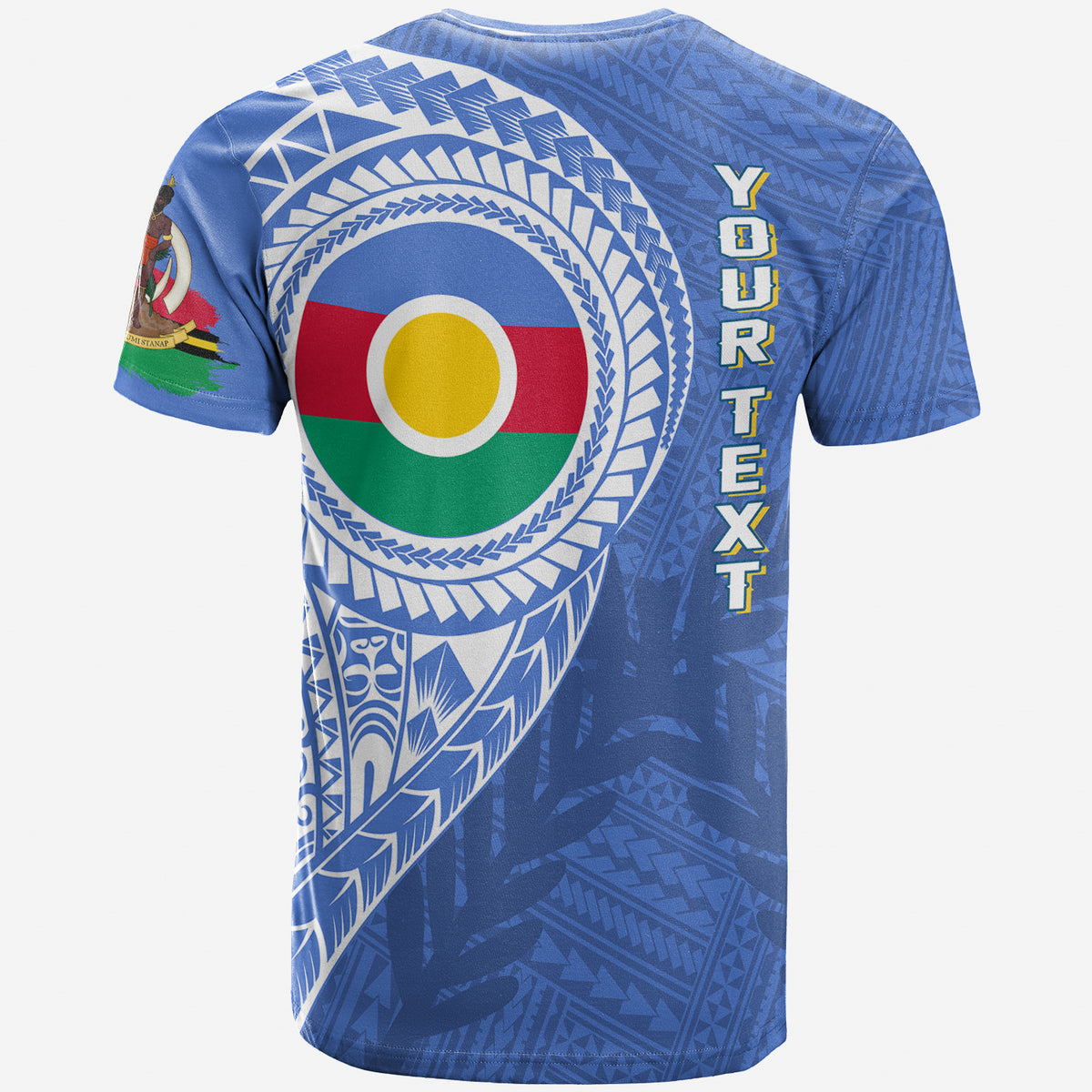 Custom Vanuatu Shefa Province T Shirt Shefa Emblem LT7 - Polynesian Pride