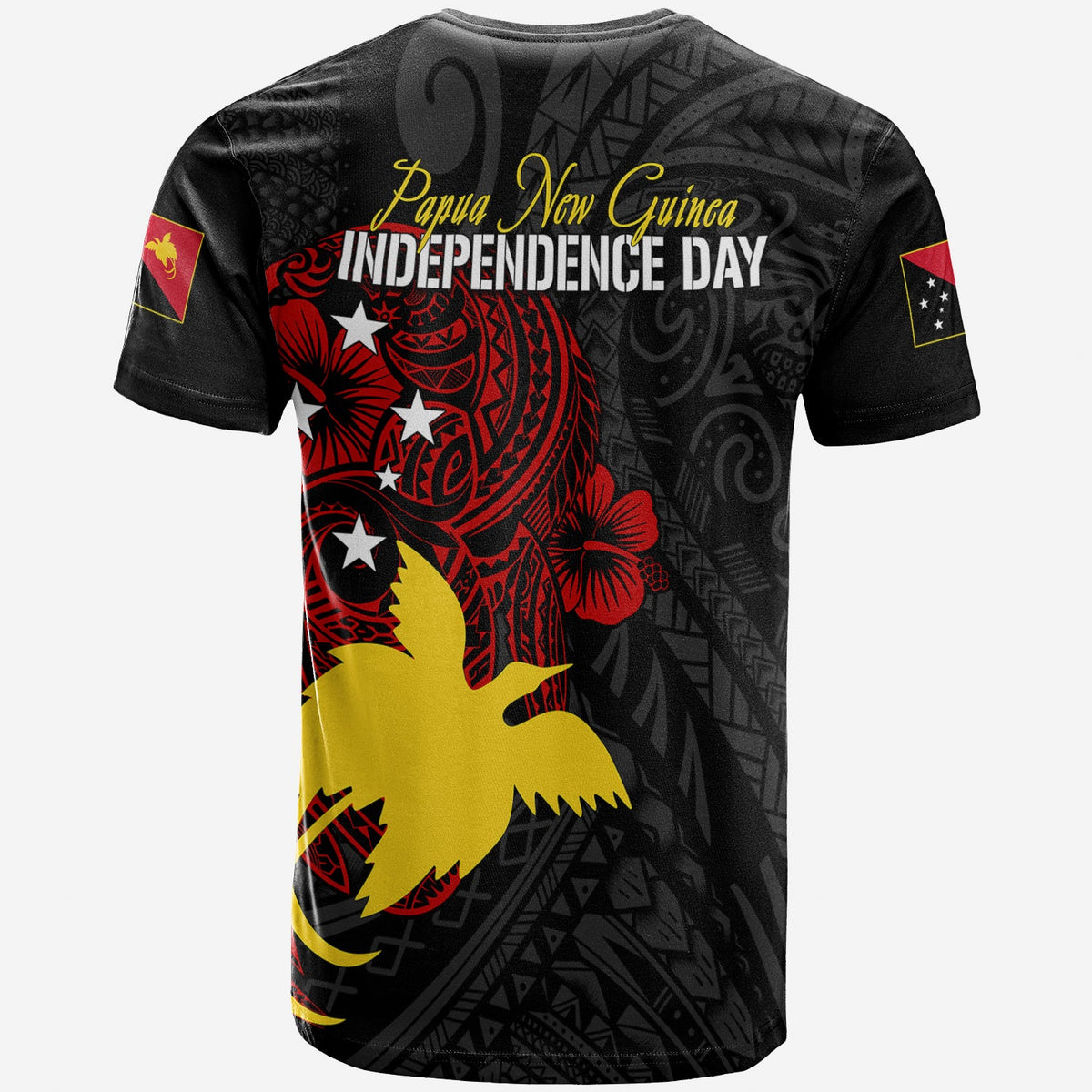 Custom Papua New Guinea 47th Independence T Shirt Tribal Turtle LT7 - Polynesian Pride