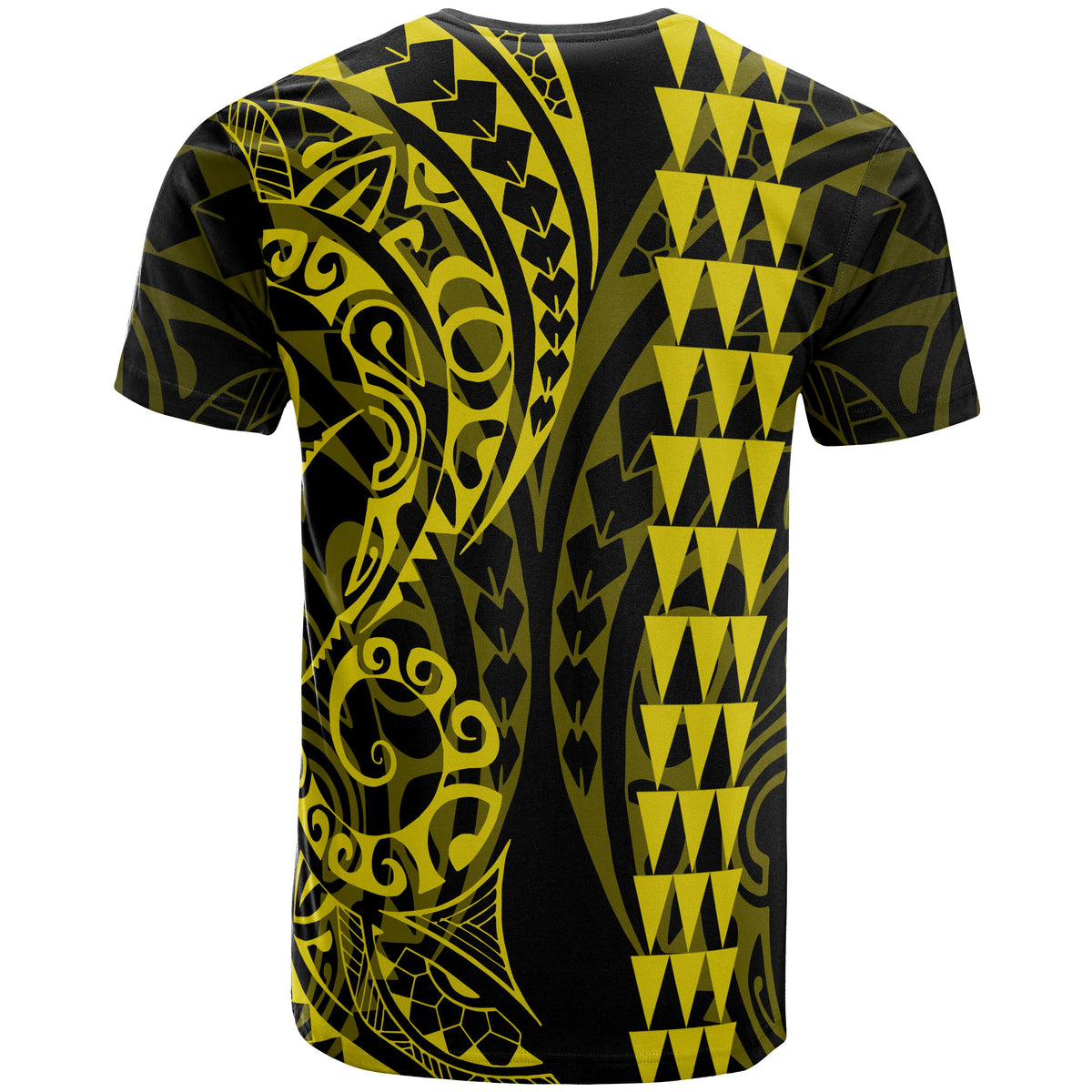 American Samoa T Shirt Polynesian Coat of Arms Bly Style - Polynesian Pride