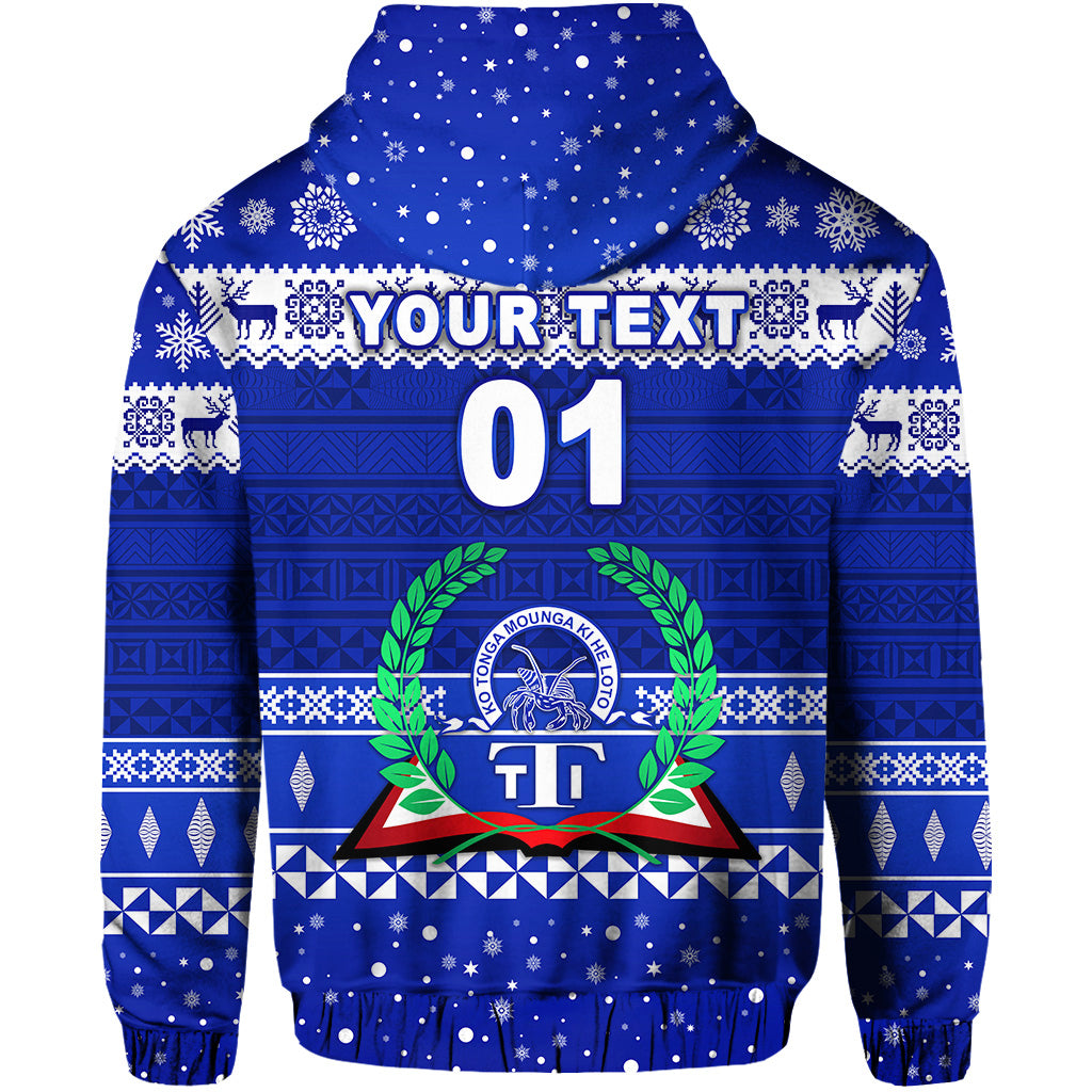 Custom Tupou Tertiary Institute Christmas Hoodie Simple Style LT8 - Polynesian Pride