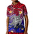 Hawaii Polo Shirt Hawaiian Turtle Plumeria Mixed Polynesian Style LT9 Kid Gradient - Polynesian Pride