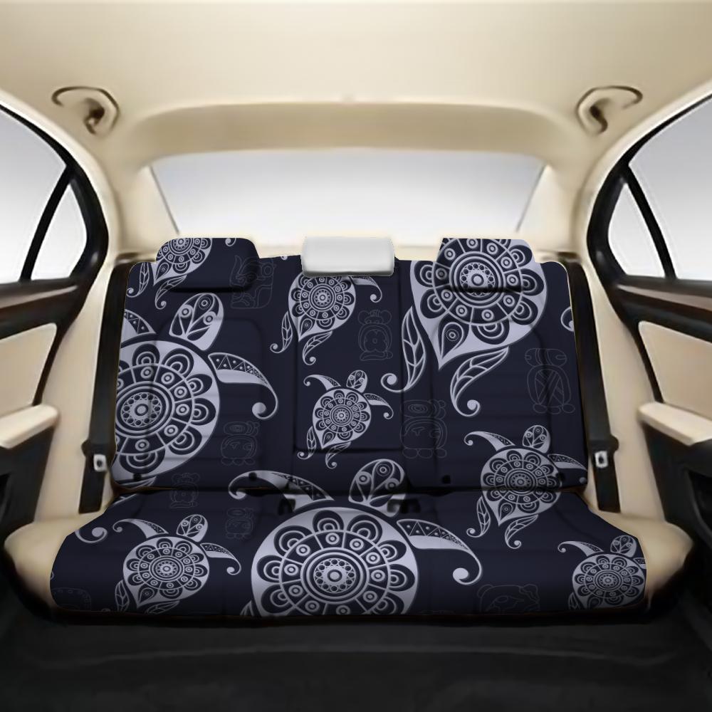 Turtle Pattern Wonderfull Back Seat Cover AH One Size Black Back Car Seat Covers - Polynesian Pride