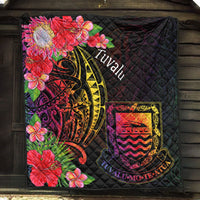 Tuvalu Premium Quilt - Tropical Hippie Style - Polynesian Pride