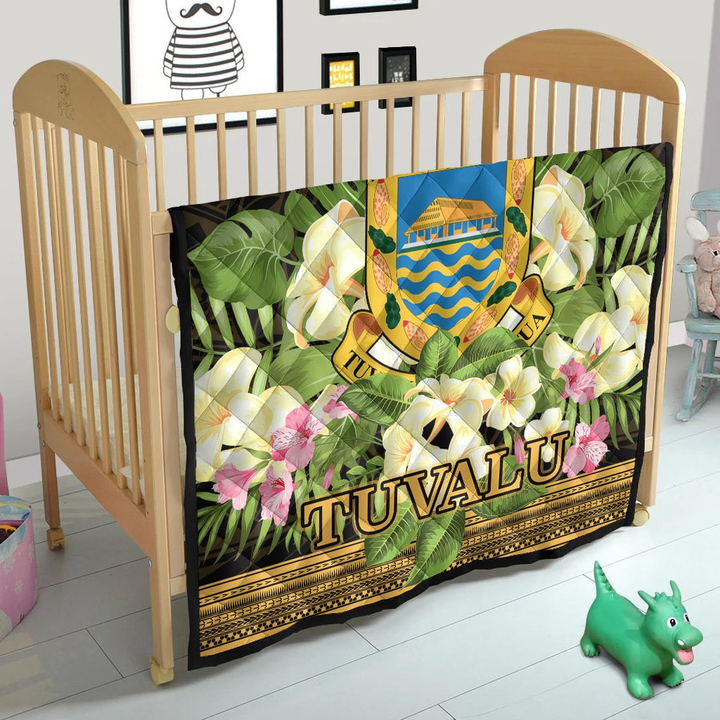 Tuvalu Premium Quilt - Polynesian Gold Patterns Collection - Polynesian Pride