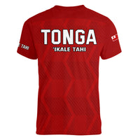 Tonga Rugby Sevens V-Neck T Shirt Sporty Style LT9 - Polynesian Pride