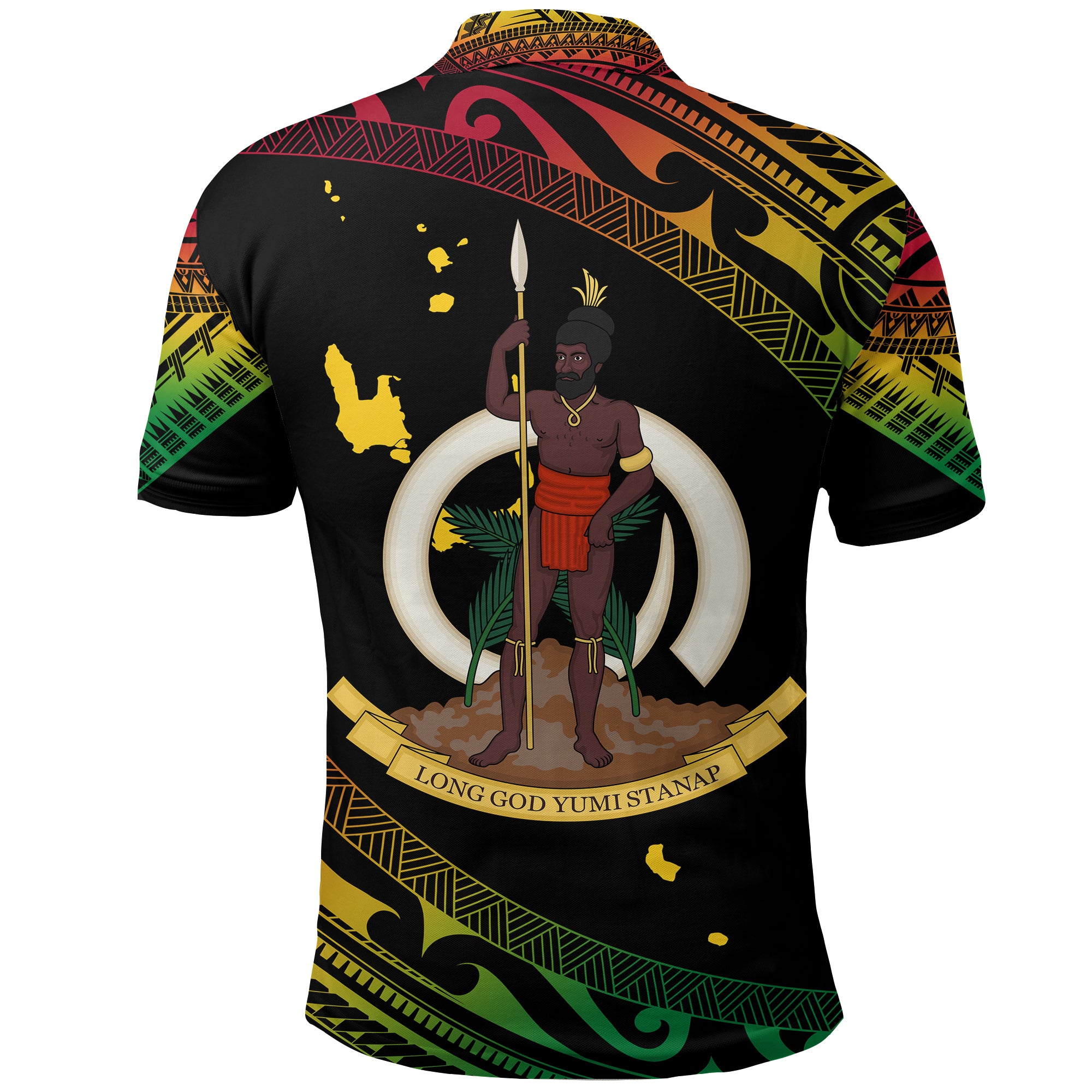 Vanuatu Proud To Be A Ni Van Polynesian Pattern Polo Shirt LT7 - Polynesian Pride