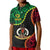 Vanuatu Polo Shirt Basic Coat Of Arms LT9 Kid Black - Polynesian Pride