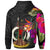 Vanuatu Hoodie Hibiscus Polynesian Pattern - Polynesian Pride
