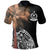 Vanuatu Polo Shirt Polynesian Palm Tree Black Unisex Black - Polynesian Pride