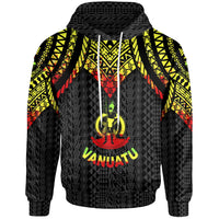 Vanuatu Hoodie Polynesian Armor Style Reagge Unisex Reagge - Polynesian Pride