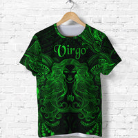 Virgo Zodiac Polynesian T Shirt Unique Style Green LT8 Unisex Green - Polynesian Pride