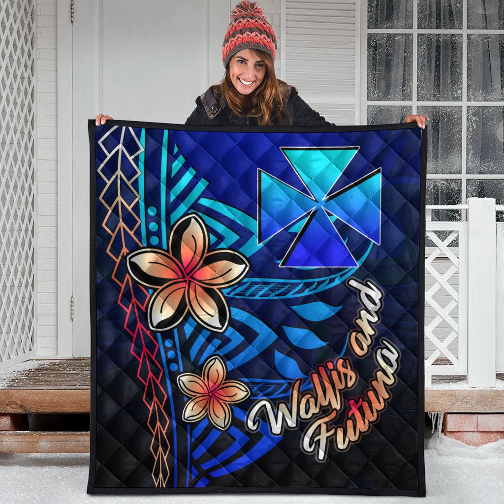 Wallis and Futuna Premium Quilt - Vintage Tribal Mountain - Polynesian Pride