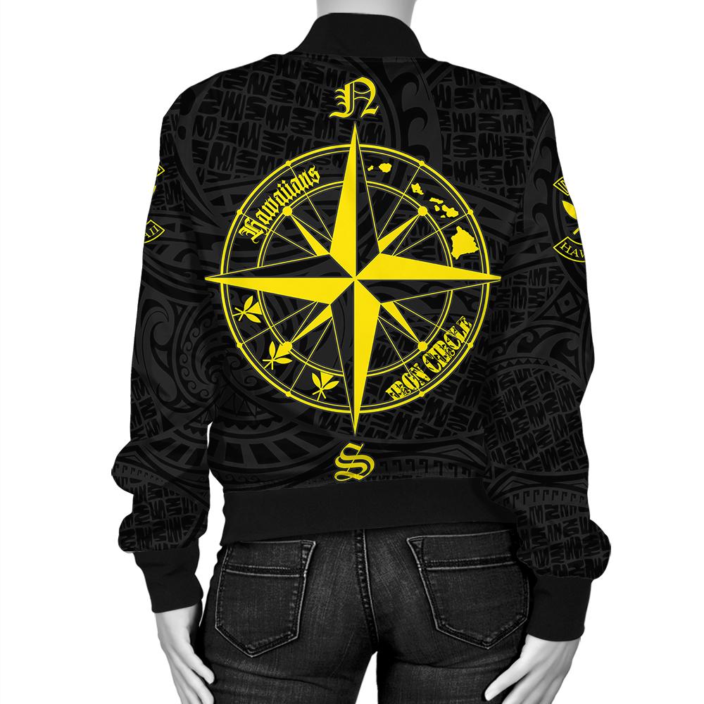 Kanaka Polynesian Iron Circle Bomber Jacket - LEMC - AH - Polynesian Pride