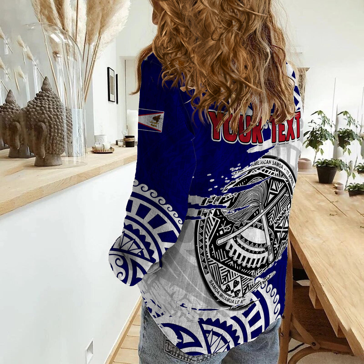 (Custom Personalised) American Samoa Independence Day Womens Casual Shirt Polynesian Special Version LT14 - Polynesian Pride