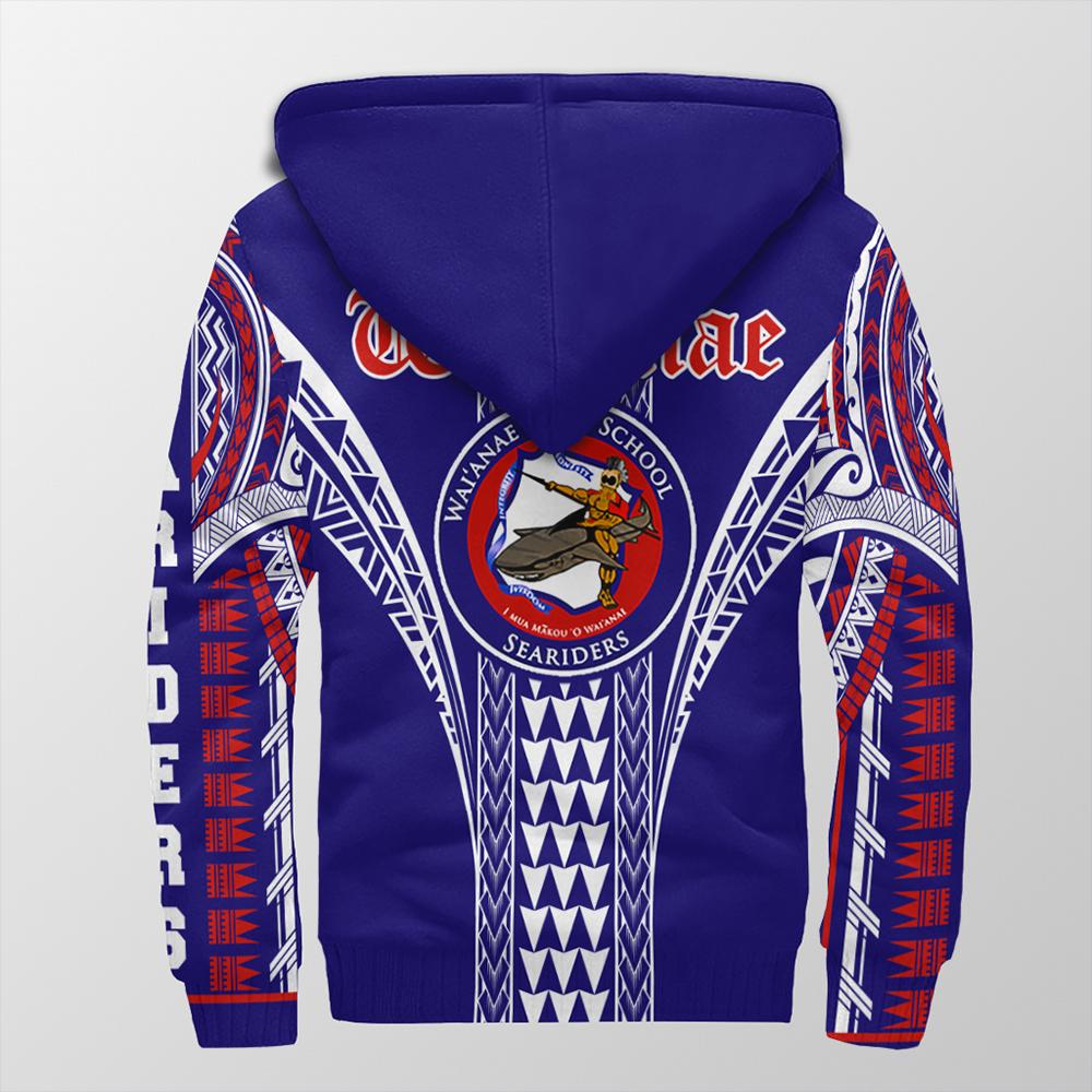 Hawaii - Waianae High Sherpa Hoodie AH - Polynesian Pride
