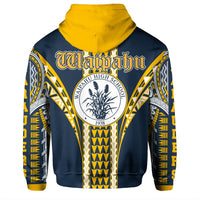Hawaii Hoodie Waipahu High Zip Hoodie - Polynesian Pride