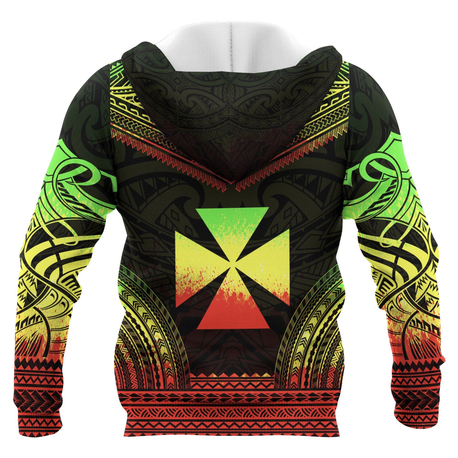 Wallis nd Futuna Polynesian Chief Custom Hoodie Reggae Version Unisex Reggae - Polynesian Pride
