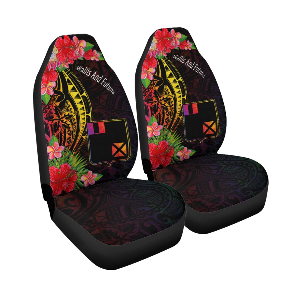 Wallis and Futuna Car Seat Cover - Tropical Hippie Style - Polynesian Pride
