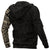 Maori Hoodie, Maori Warrior Tattoo Pullover Hoodie Tan Customized - Polynesian Pride