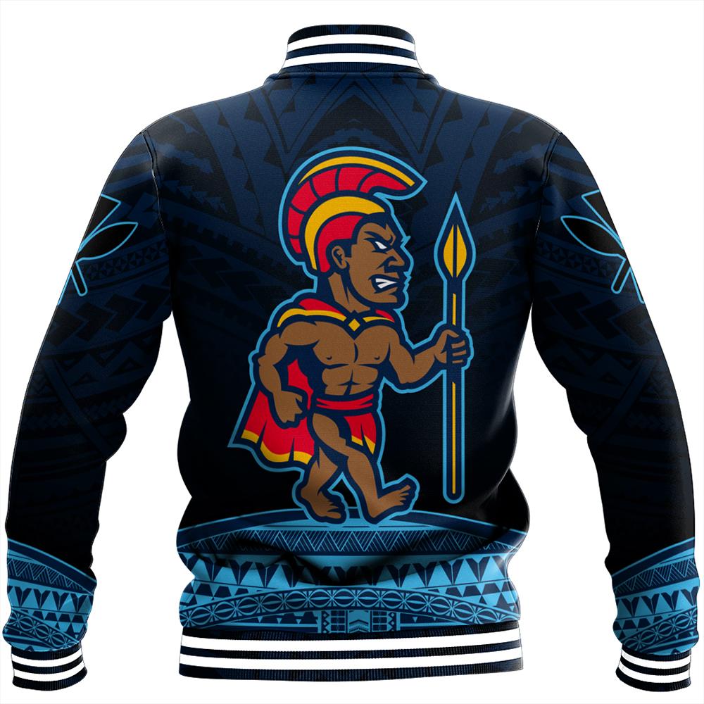 Hawaiian - Polynesian Kanaka Warrior Baseball Jacket - Strong Style - AH - Polynesian Pride