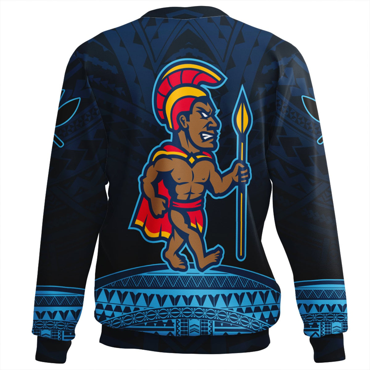Hawaiian - Polynesian Kanaka Warrior Sweat Shirt - Strong Style - AH - Polynesian Pride