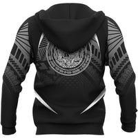 Hawaii Polynesian Hoodie White The Face Style - Polynesian Pride