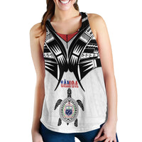 Samoa Black Saturday Women Racerback Tank Visual Arts LT9 - Polynesian Pride