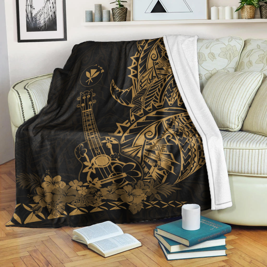Hawaii Polynesian Premium Blanket Ukulele Gold LT13 - Polynesian Pride
