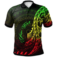 Niue Polo Shirt Custom Polynesian Pattern Style Reggae Color Unisex Reggae - Polynesian Pride