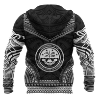 Yap Polynesian Chief Hoodie Black Version - Polynesian Pride