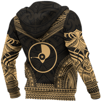 Yap Polynesian Chief Hoodie Gold Version - Polynesian Pride