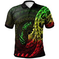 Chuuk Polo Shirt Custom Polynesian Pattern Style Reggae Color Unisex Reggae - Polynesian Pride