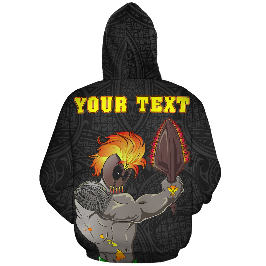 Hawaii Weapons Kanaka Warrior Hoodie - Polynesian Pride