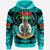 Vanuatu Hoodie Vanuatu Polynesian Culture Pride Turquoise Hoodie LT10 - Polynesian Pride