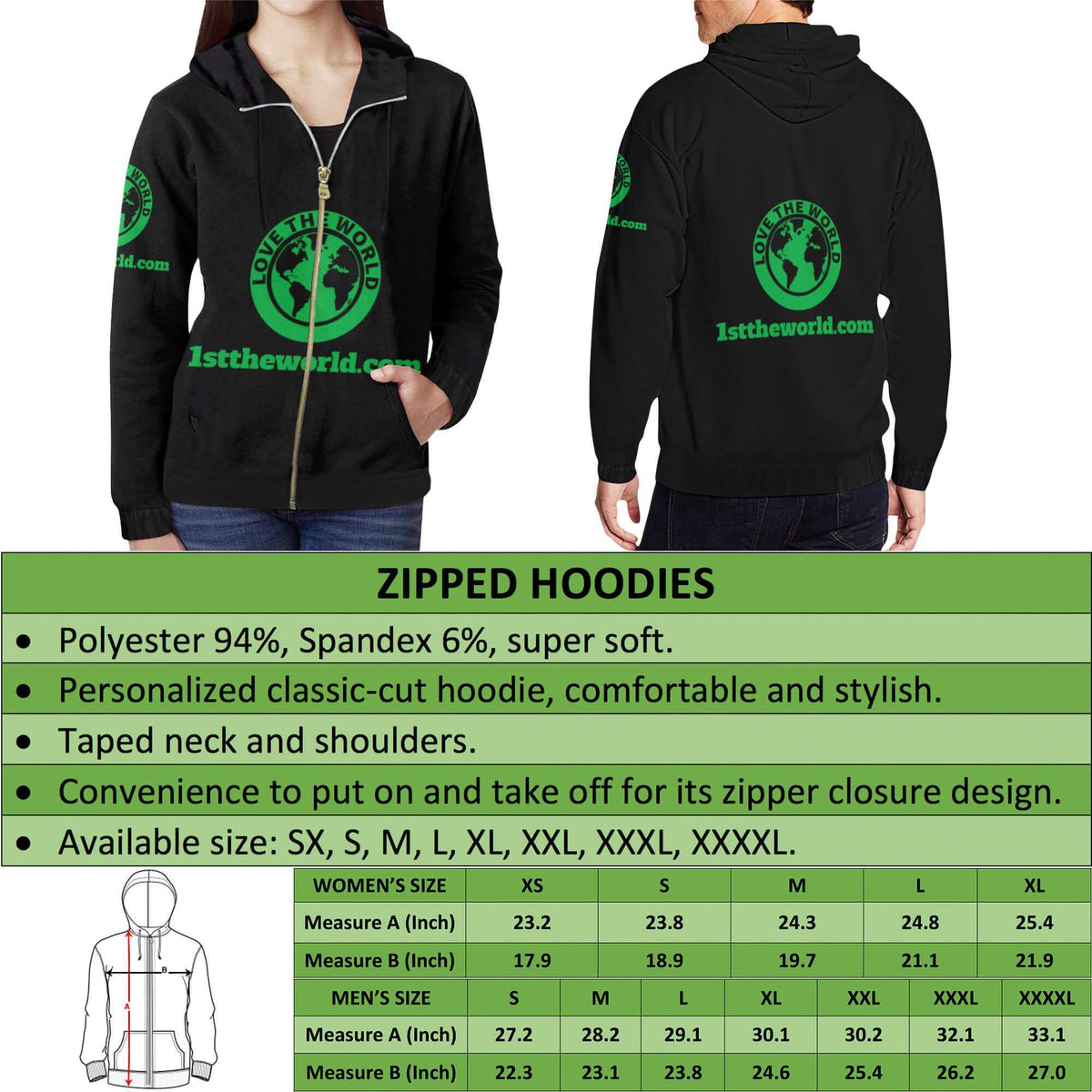 Cook Islands Active Special Zipper Hoodie - Polynesian Pride