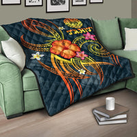 Polynesian Tahiti Premium Quilt - Legend of Tahiti (Blue) - Polynesian Pride