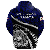 American Samoa Zip up Hoodie Road To Hometown - Polynesian Pride