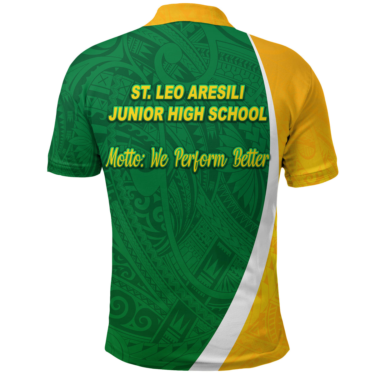 St. Leo Aresili Junior High School Polo Shirt Simple Style STAFF LT8 - Polynesian Pride