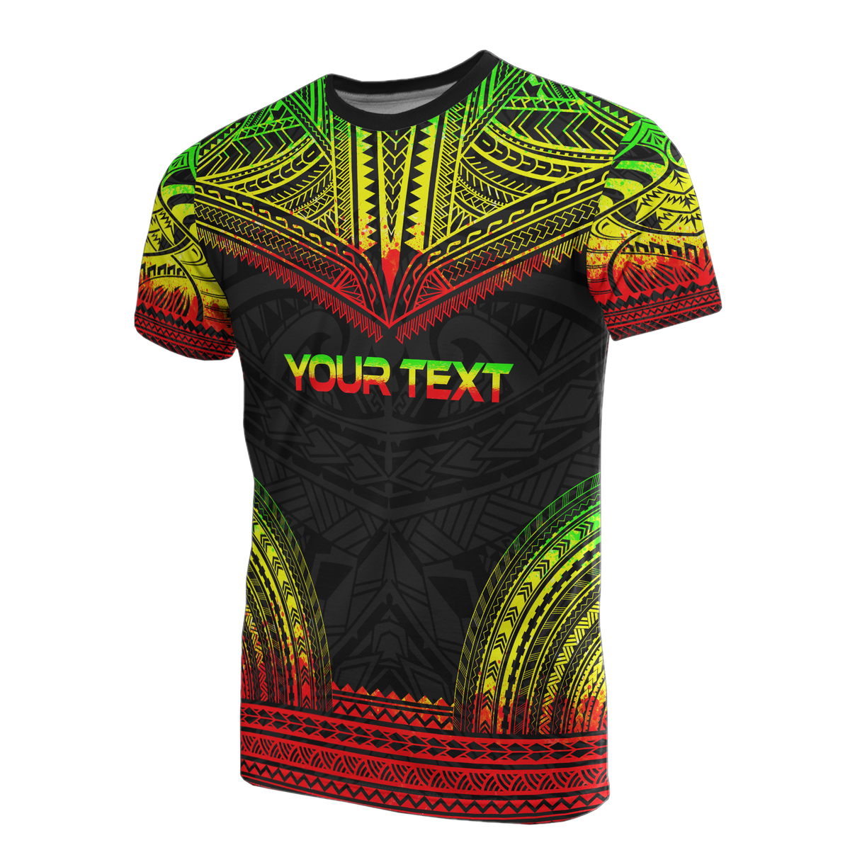 Kosrae All Over Custom T Shirt Kosrae Flag Polynesian Tattoo Reggae Unisex Reggae - Polynesian Pride