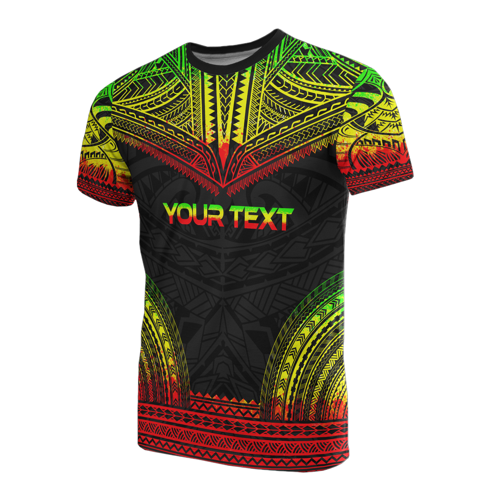 Yap All Over Custom T Shirt Yap Flag Polynesian Tattoo Reggae Color Unisex Reggae - Polynesian Pride