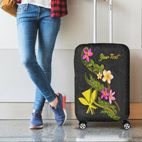 Hawaii Polynesian Custom Personalised Luggage Covers - Plumeria Tribal - Polynesian Pride