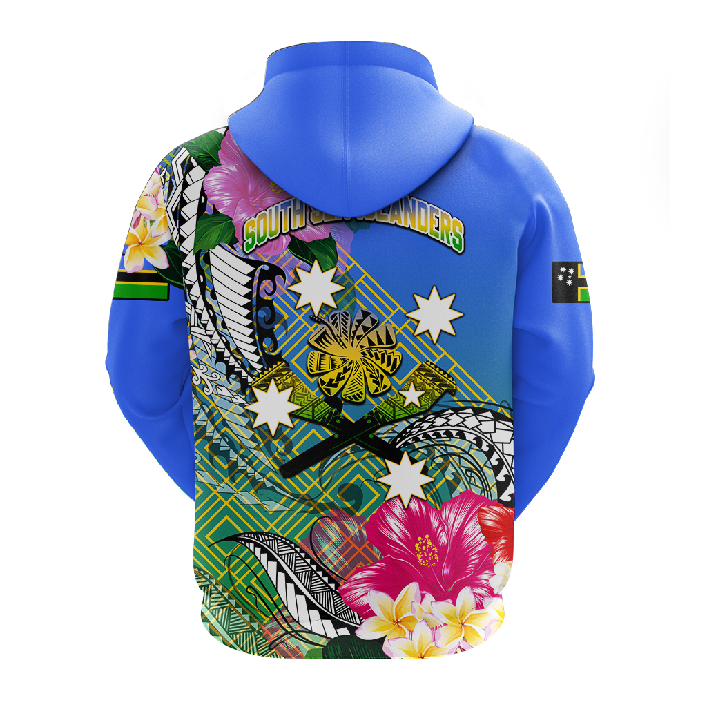 South Sea Islanders Kanakas Hibiscus Polynesia Hoodie LT2 - Polynesian Pride