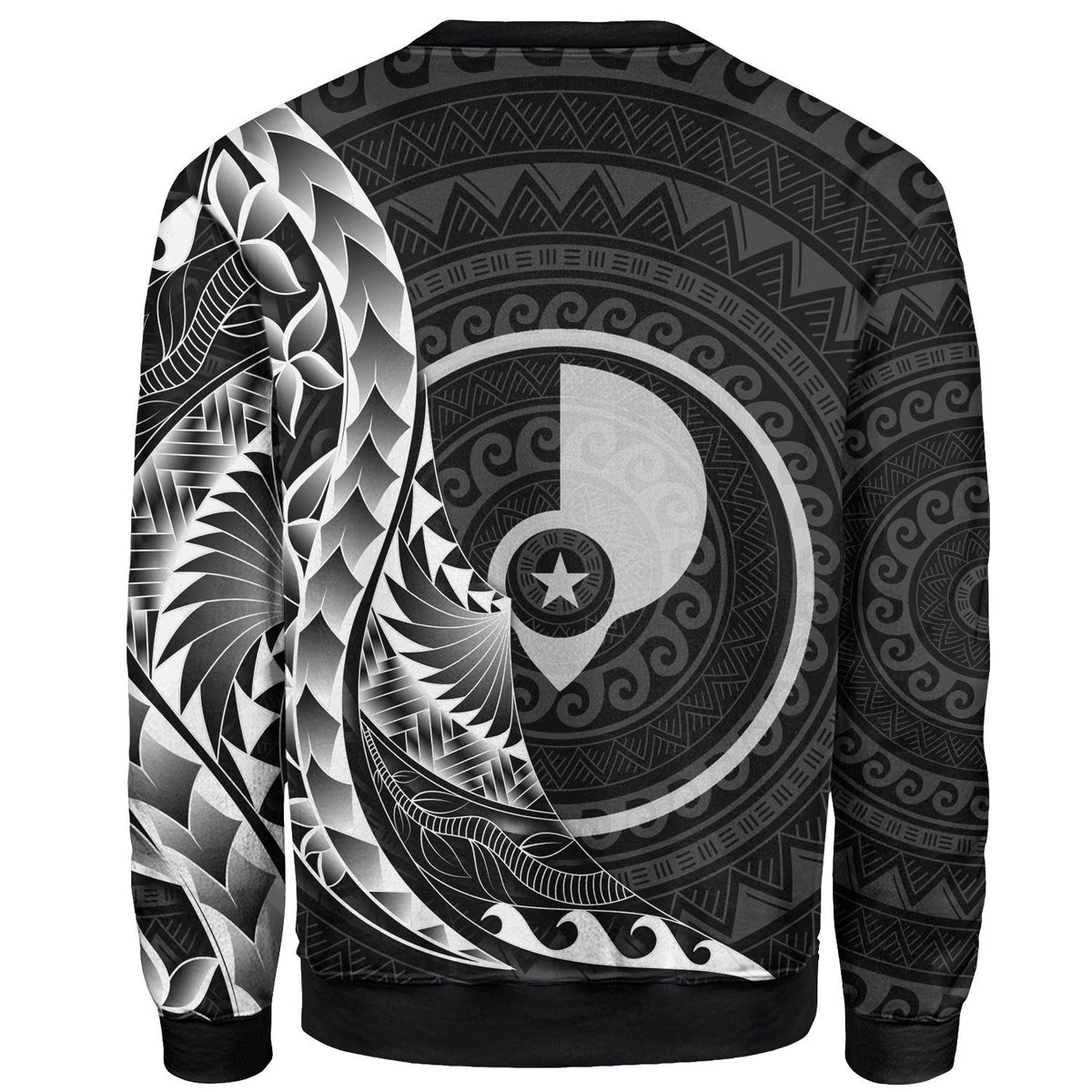 Yap Sweatshirt - Custom Personalised Polynesian Pattern Style - Polynesian Pride
