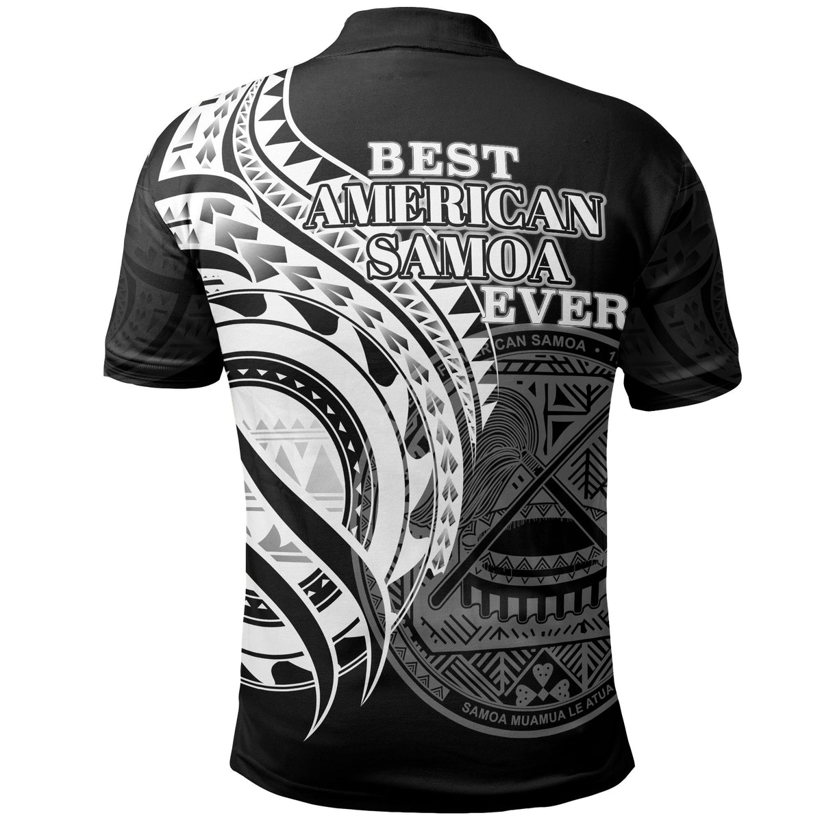 American Samoa Polo Shirt Polynesian Patterns Best American Samoa Ever - Polynesian Pride