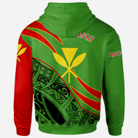 Hawaii Kanaka Maoli Hoodie Symmetrical Lines - Polynesian Pride