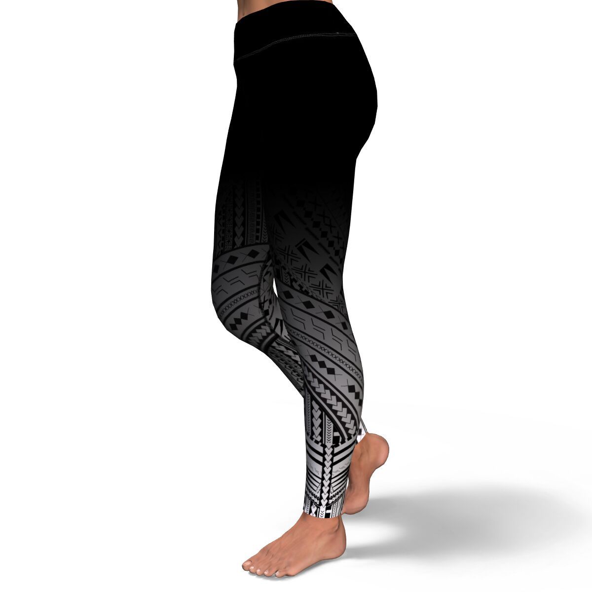 Polynesian Legging - Polynesian Pattern Black Legging NN0 - Polynesian Pride